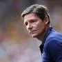 Crystal Palace manager Oliver Glasner during the English Premier League soccer match between Wolverhampton Wanderers and Crystal Palace, at Molineux, Wolverhampton, England, Saturday May 11, 2024. (Nick Potts/PA via AP)