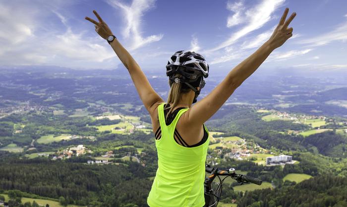 Bergerlebnisse und fantastische Aussichten bis weit in die ganze Steiermark können Sie auf den Rad-Genuss-Touren erleben