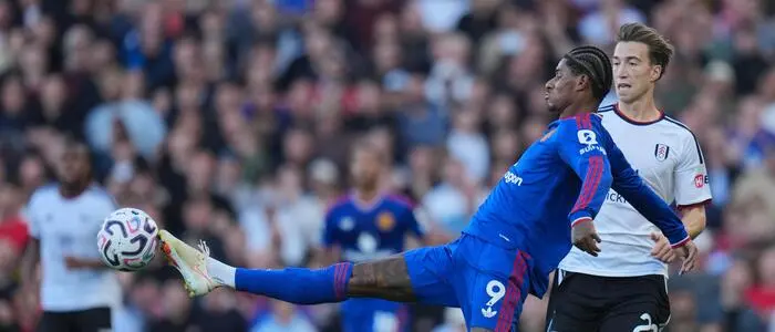 David Affengruber im Duell mit Marcus Rashford
