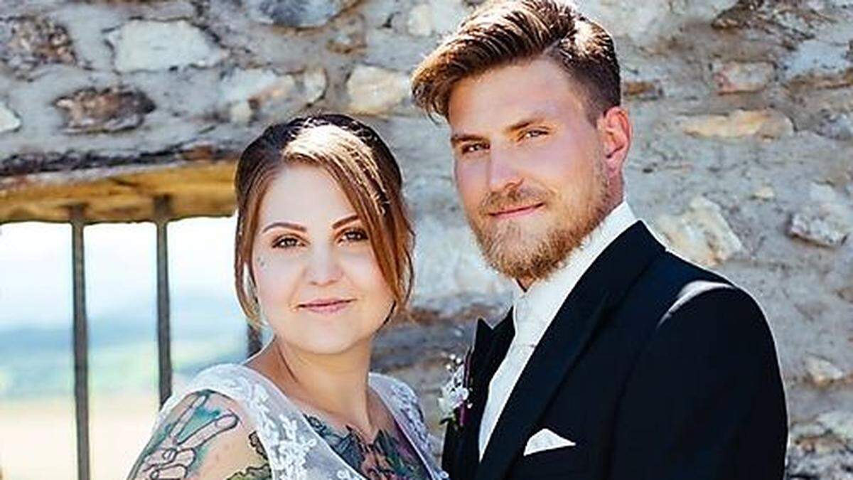 Denise und Philipp Pruntsch traten vor den Traualtar