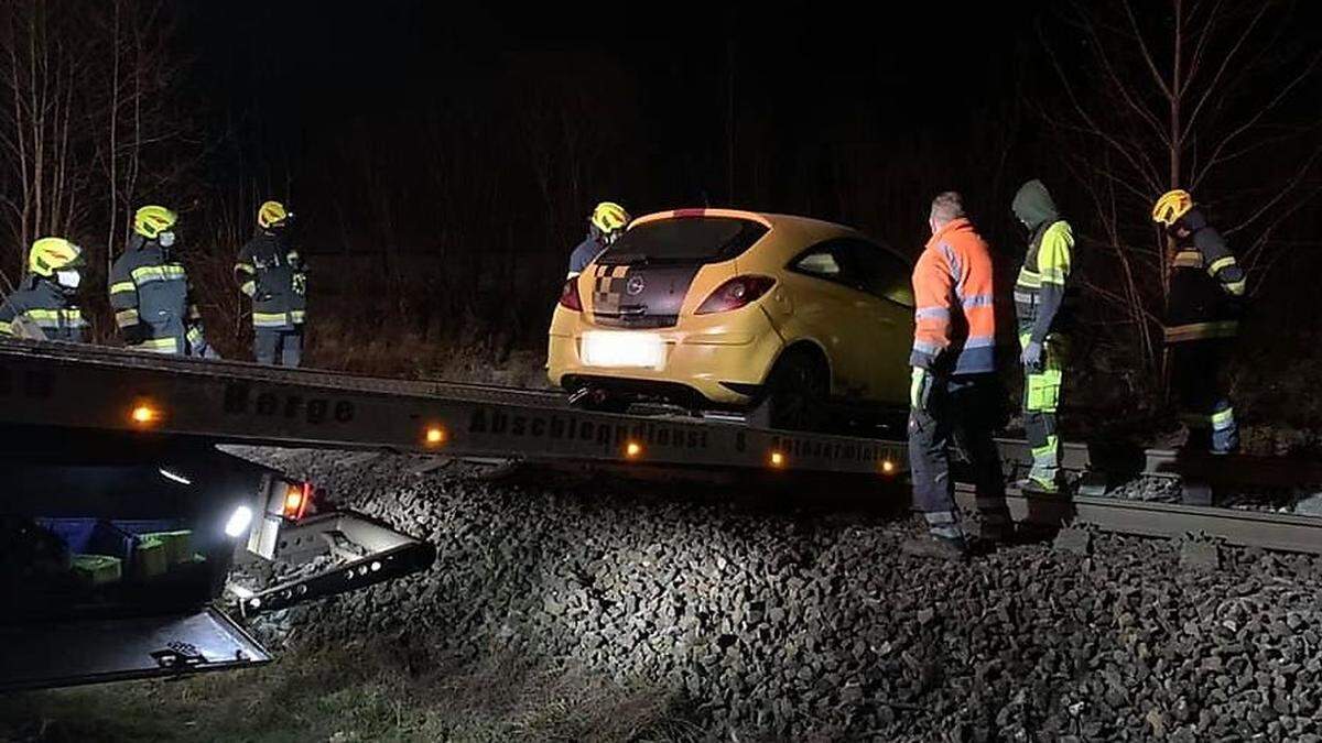 Die Einsatzkräfte vor Ort