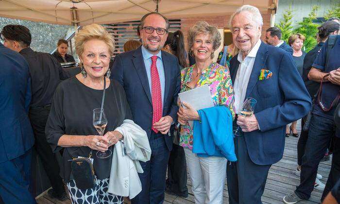 Ingeborg Serafin, Alexander Schallenberg, Sabine Haag, Harald Serafin