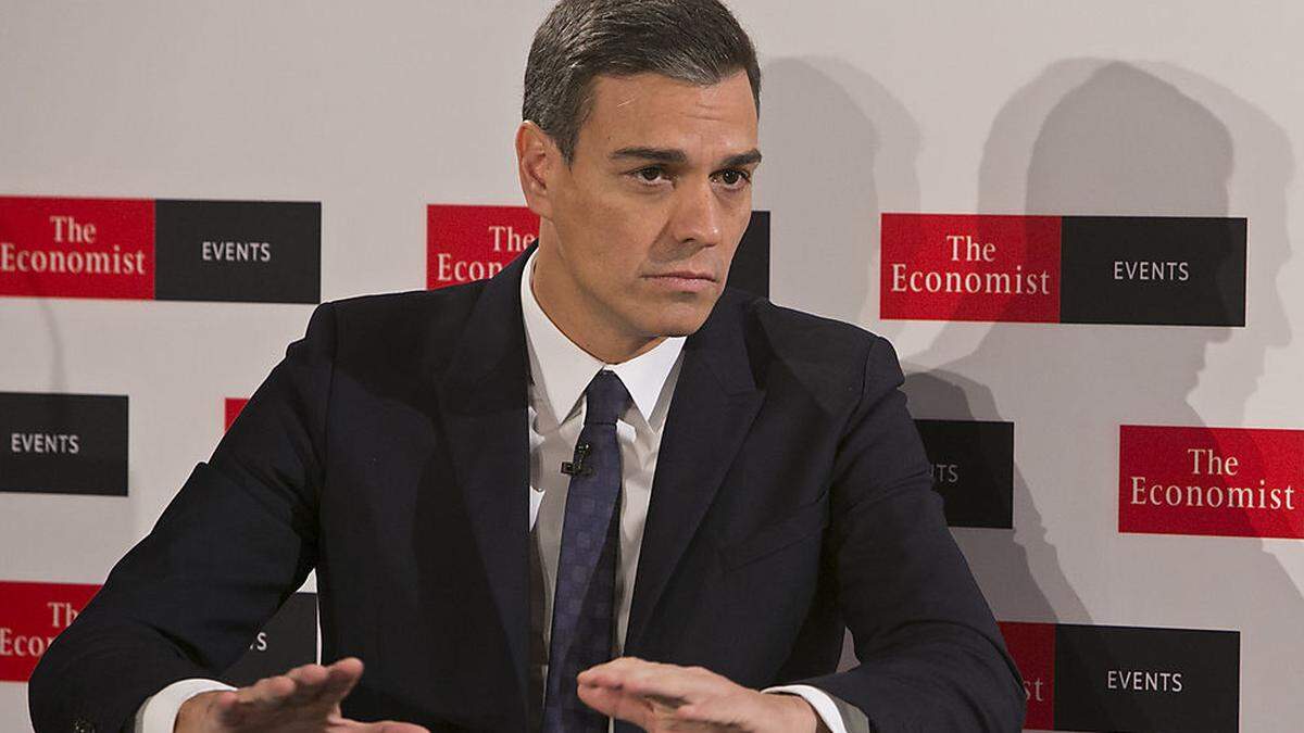 Spaniens  Regierungschef Pedro Sánchez