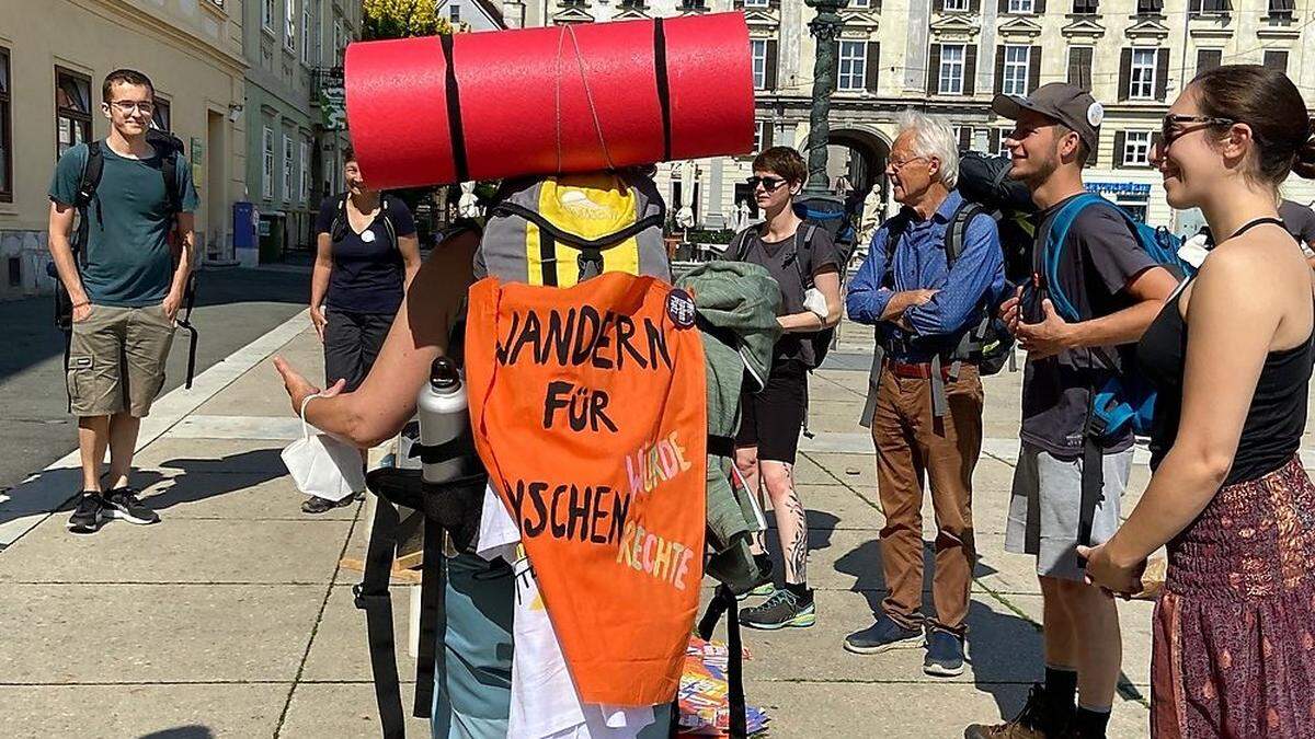 Die Teilnehmer starteten am Samstag in Graz