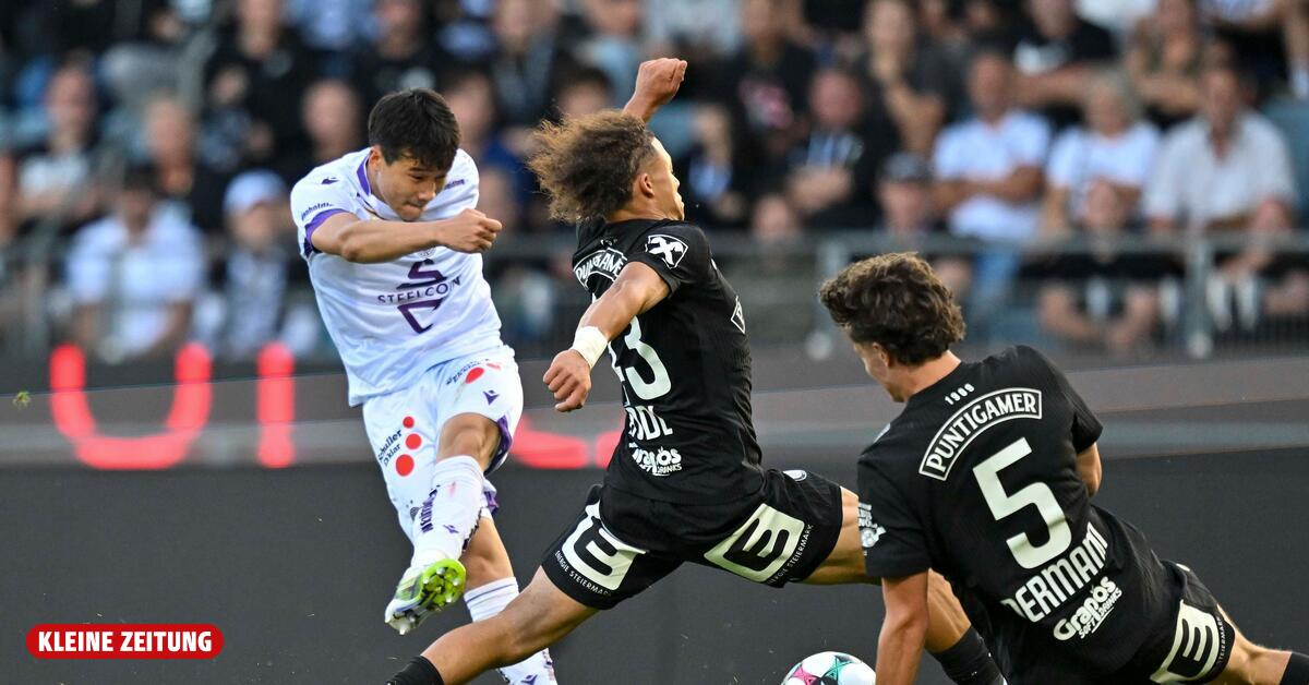 Der SK Sturm kann die Wiener Austria nicht bezwingen