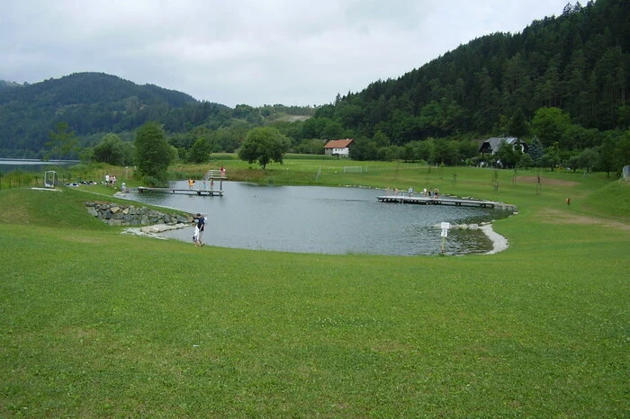 Mesotroph: Der Naturbadesee in Lavamünd wurde erneut mit Gut benotet. Gold- und Grünalgen wurden im Wasser festgestellt.Sichttiefe: drei Meter.Temperatur: 25 Grad (Stand: 26. Juli).Tiefe: maximal sechs Meter.Fläche: 8800 Quadratmeter.