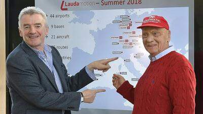 Ryanair-Chef O'Leary hat klare Pläne für Niki Laudas Laudamotion