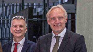 Die Stadträte Manfred Eber (KPÖ) und Günter Riegler (ÖVP)
