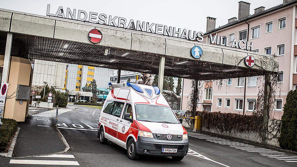 Die fünf Verletzten wurden ins LKH Villach eingeliefert (Symbolbild)