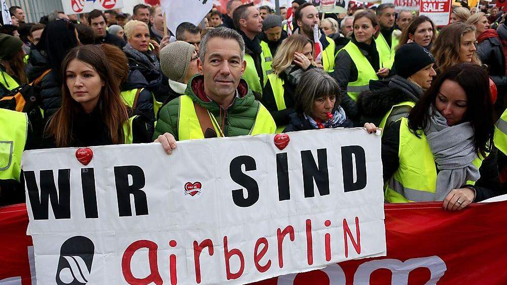 Tausende Air Berlin Mitarbeiter verlieren ihre Jobs