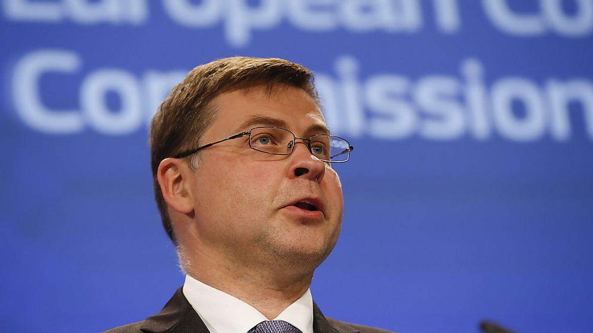 EU-Kommissions-Vizepräsident Valdis Dombrovskis