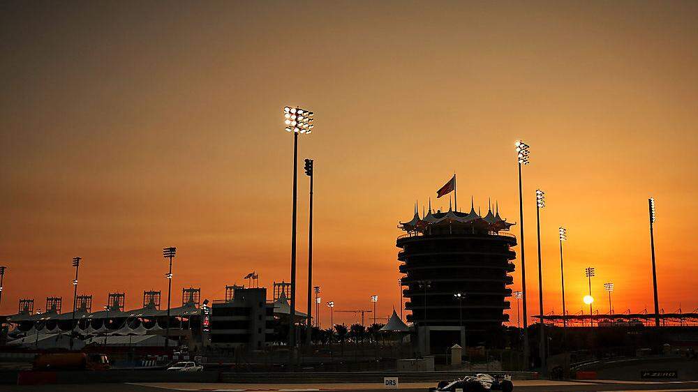 Die Formel 1 in der Wüste von Bahrain