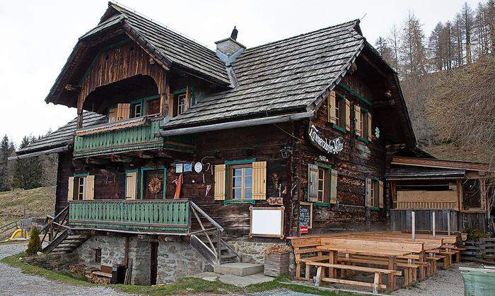 Die Lammersdorfer Hütte  ist ein beliebtes Ausflugsziel