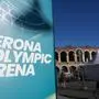 In der Arena von Verona gehen die Olympischen Spiele zu Ende