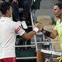 Das Duell der Giganten ging an Djokovic, der Nadal in Paris stoppen konnte
