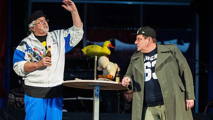 Franz Wank und Eduard Lassnig in "Die Zwei"