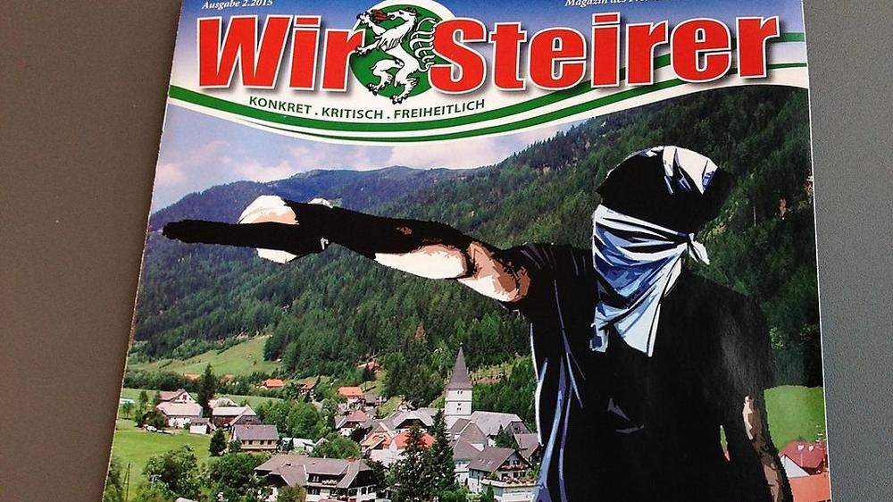 Die Titelseite der FP-Zeitung "Wir Steirer".