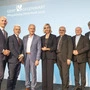 Im Pfingstdialog: Landesrat Willibald Ehrenhöfer, Politologe Carlo Masala, Heinz Mayer (Joanneum Research), Moderatorin Nadja Bernhard, Diözesanbischof Wilhelm Krautwaschl, László Német (Erzbischof von Belgrad) und Koordinator Herwig Hösele  