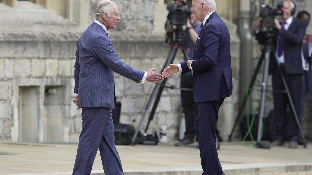 King Charles und Joe Biden