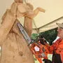 Günther Friedrich organisierte die Kettensäge-Schnitzkunsttage und greift auch selbst zur Motorsäge