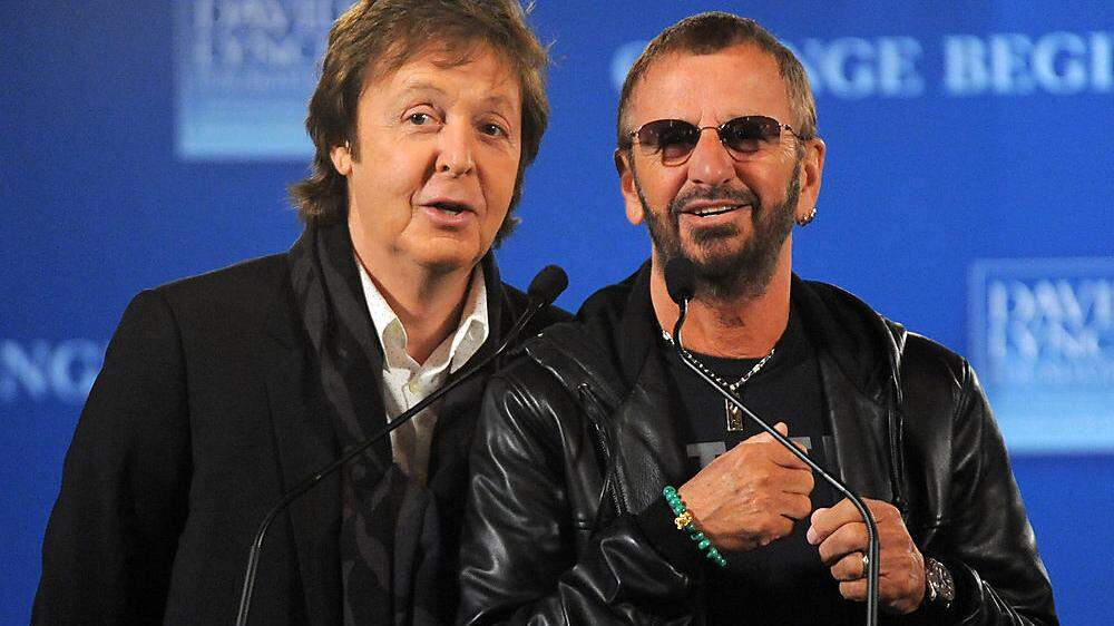 Paul McCartney und Ringo Starr nahmen einen alten Lennon-Song auf.