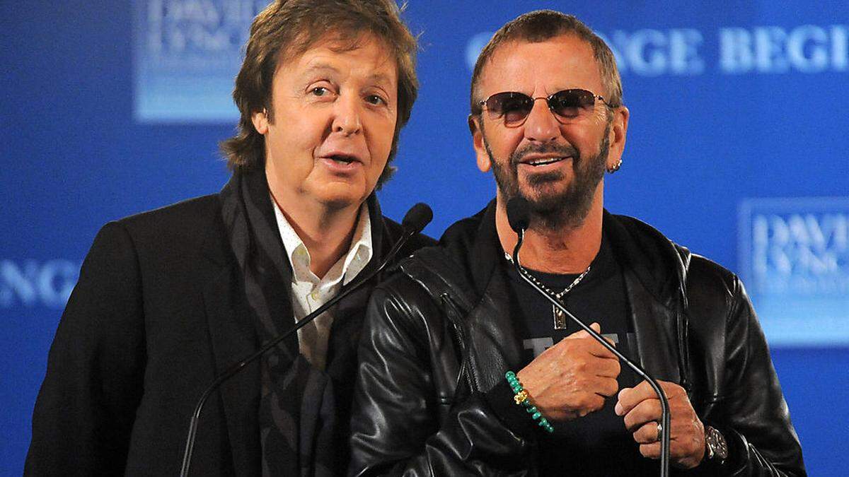 Paul McCartney und Ringo Starr nahmen einen alten Lennon-Song auf.