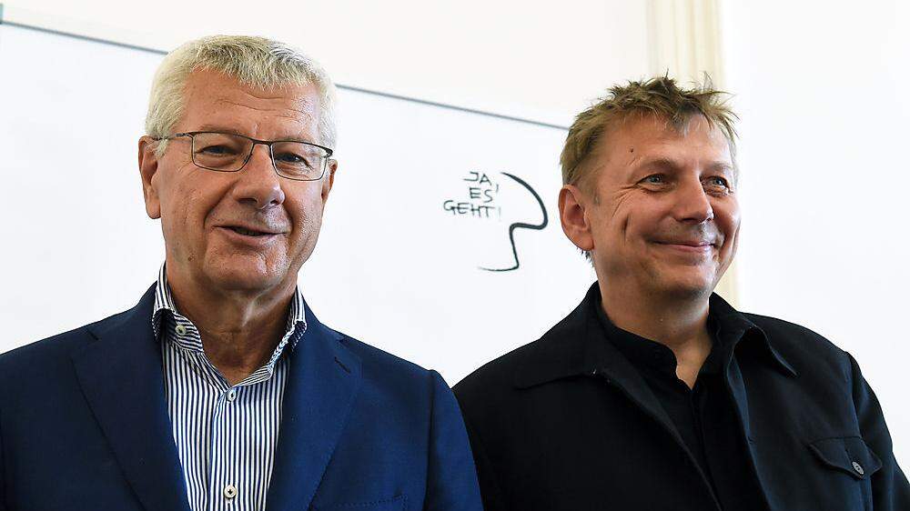 Rossmann (links) und Zinggl sind die neuen Chefs der Liste Pilz.