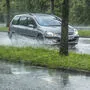 Vorsicht auf den Straßen vor Aquaplaning