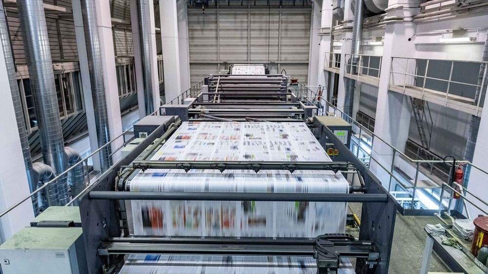 Die Kleine Zeitung wird in einem der modernsten und innovativsten Druckzentren der Welt produziert.