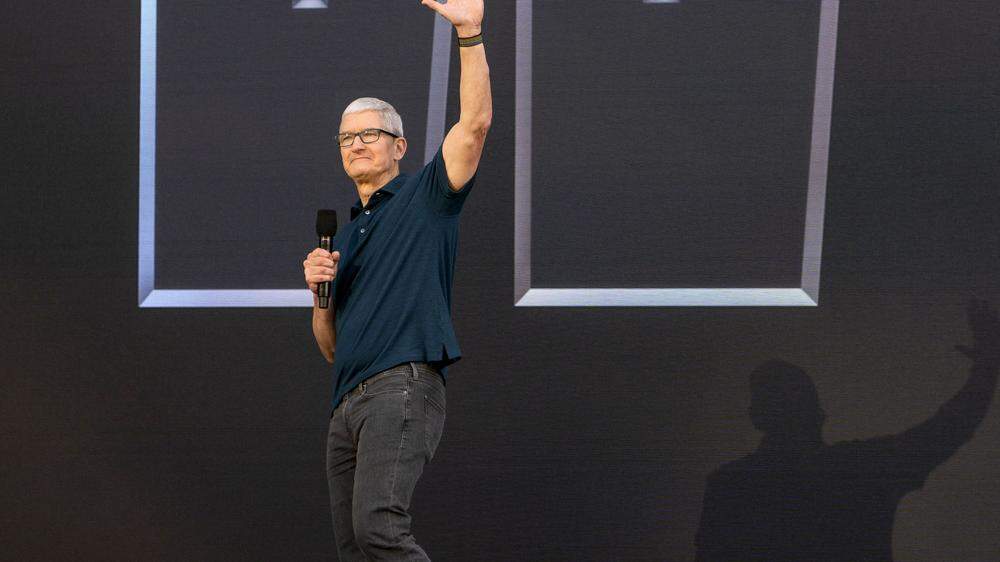 Apple-Chef Tim Cook bei der Entwicklerkonferenz