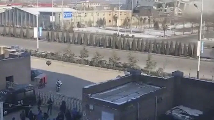 Die evangelische Kirche Golden Lampstand in Linfen in der Provinz Shanxi wurde am Sonntag von den Behörden gesprengt.