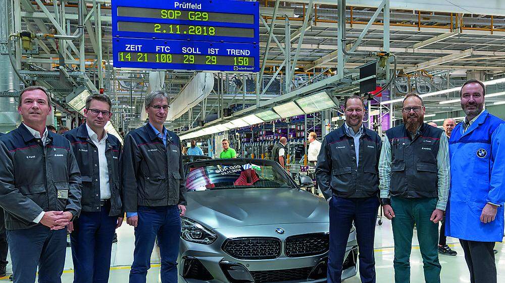 Erster BMW Z4 „Made in Austria“ laeuft vom Band.  Produktionsstart des neuen BMW Roadster in Graz.