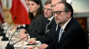 Außenminister Alexander Schallenberg in Tirana.