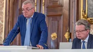 Anton Lang (SPÖ) und Christopher Drexler (ÖVP)