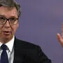  Serbiens Präsident Aleksandar Vucic