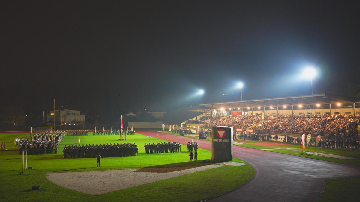 Ungewohnte Umgebung: Das ASKÖ-Stadion Graz-Eggenberg