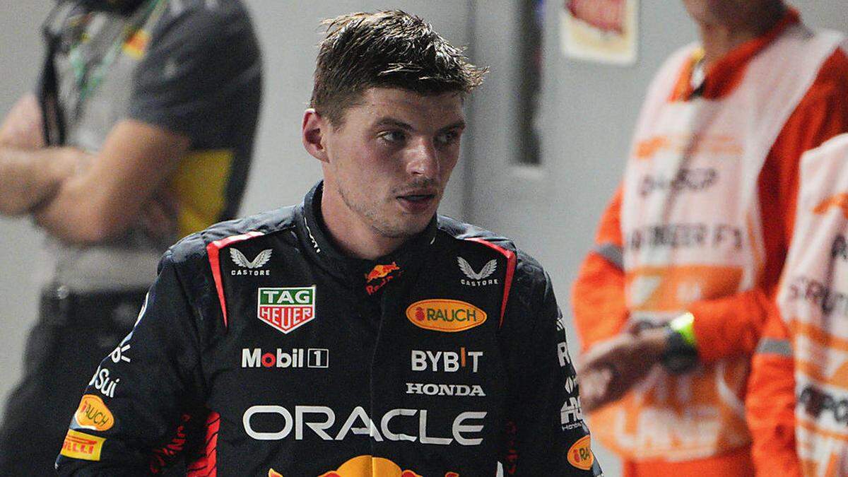 Max Verstappen war nach dem Grand Prix in Singapur bedient