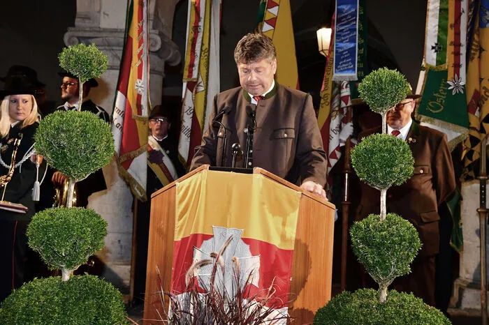 Festredner der heurigen Veranstaltung war der Spittaler Bürgermeister Gerhard Pirih.