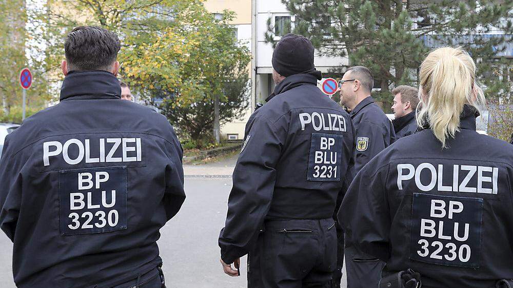 Die deutsche Polizei führte Razzien durch (Archivbild)