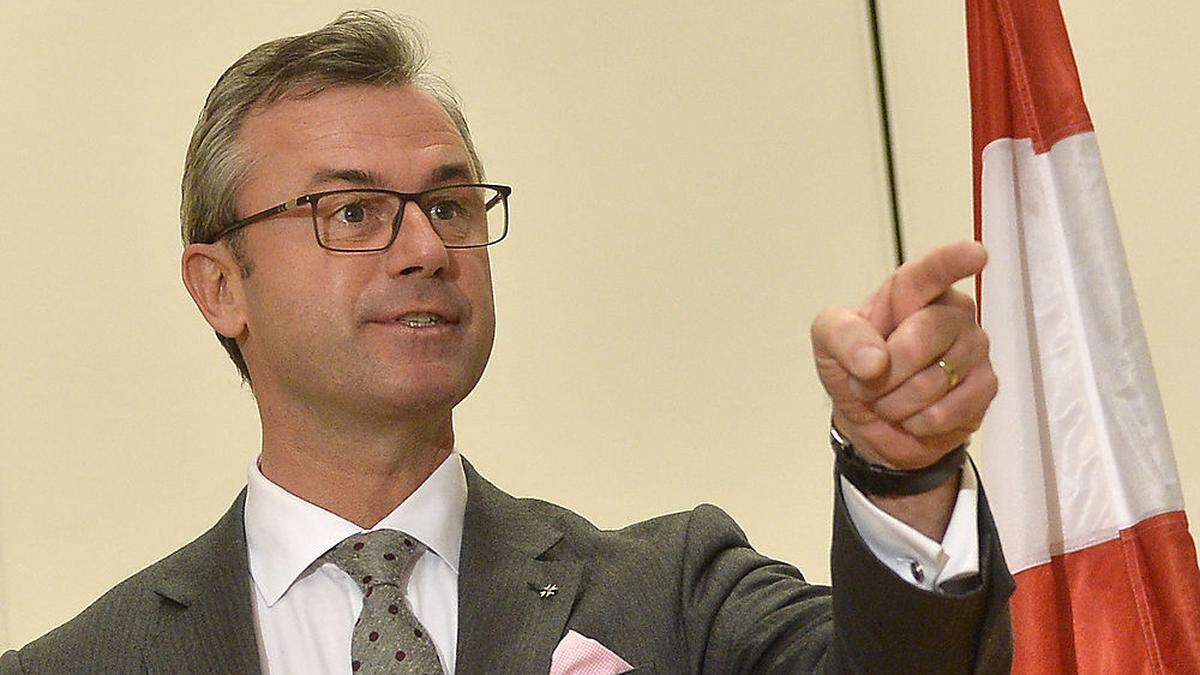 Der neue Infrastrukturminister Norbert Hofer 