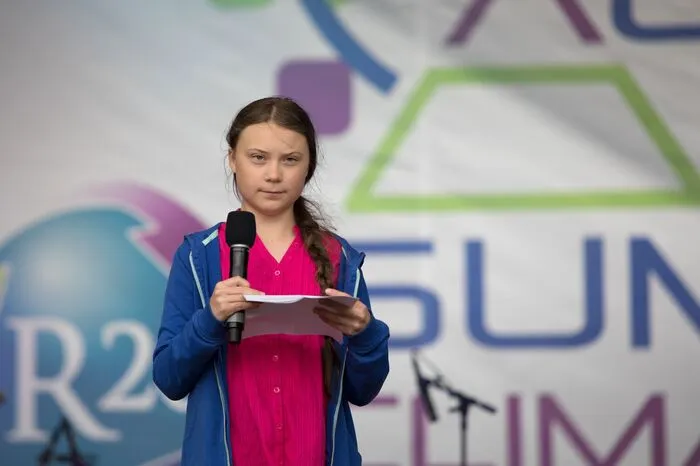 ...Klimaaktivistin Greta Thunberg.