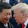Im Zollstreit: Chinas Xi Jinping und US-Präsident Donald Trump