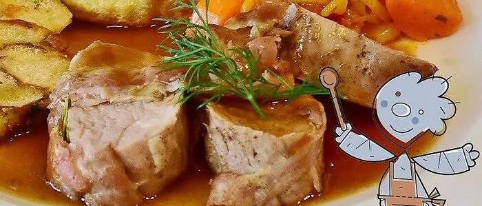 Schweinsfilet mit Estragonsauce (Symbolbild)