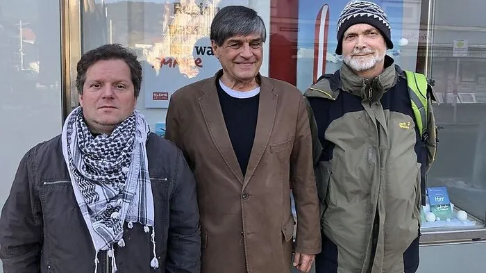 Peter Kneissl, Karl Rinnhofer und Horst Klampfl von der Arbeitsgruppe S 81