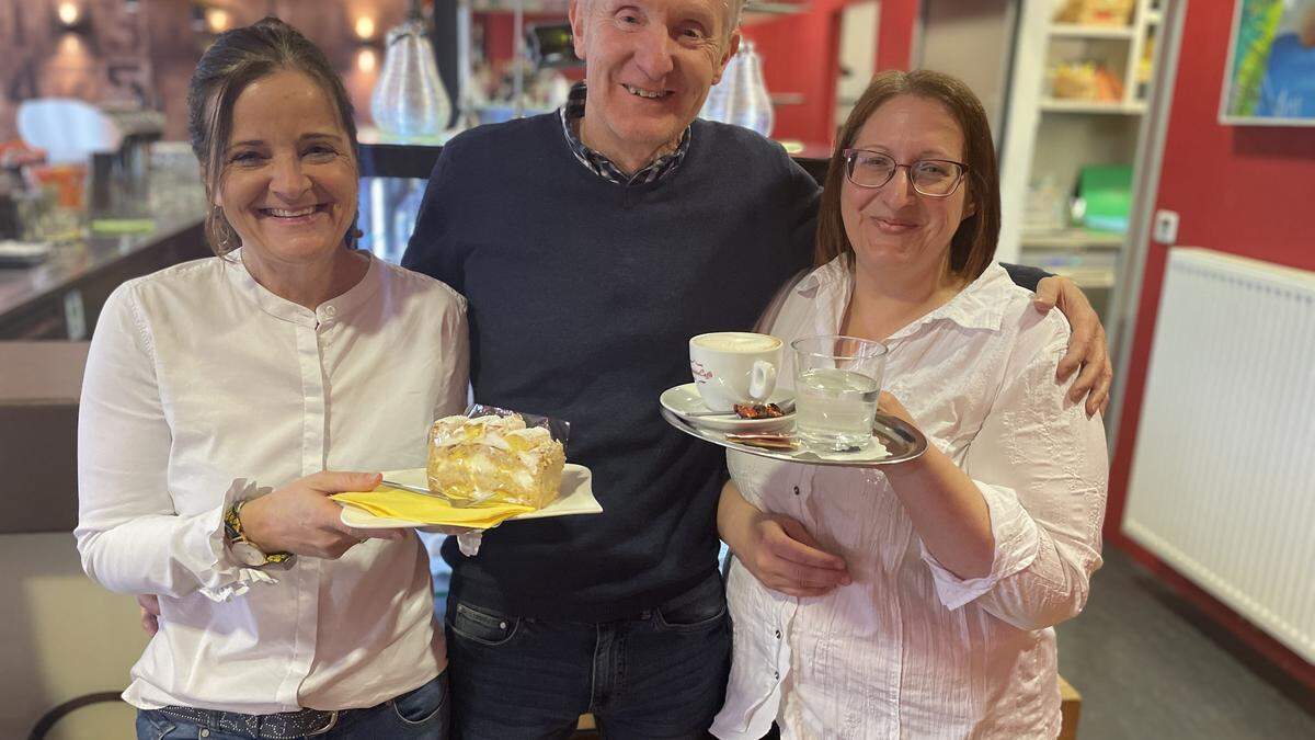 Von links: Inge Gräßl-Kreutzer, Roland Bachmann und Kerstin Klösch 