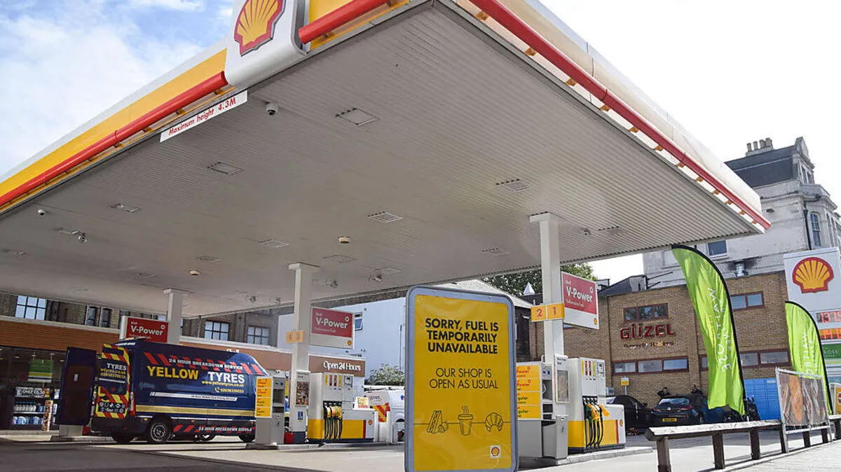 Seit Oktober helfen britische Soldaten bei der Versorgung mit Benzin