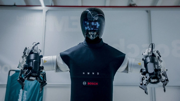 Es ist das erste Mal, dass Bosch solche neuartigen KI-gesteuerten Roboter fertigt