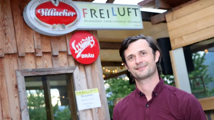 Der Freiluftwirt Michael "Michi" Jost freute sich über einen sehr gelungen Konzertabend!