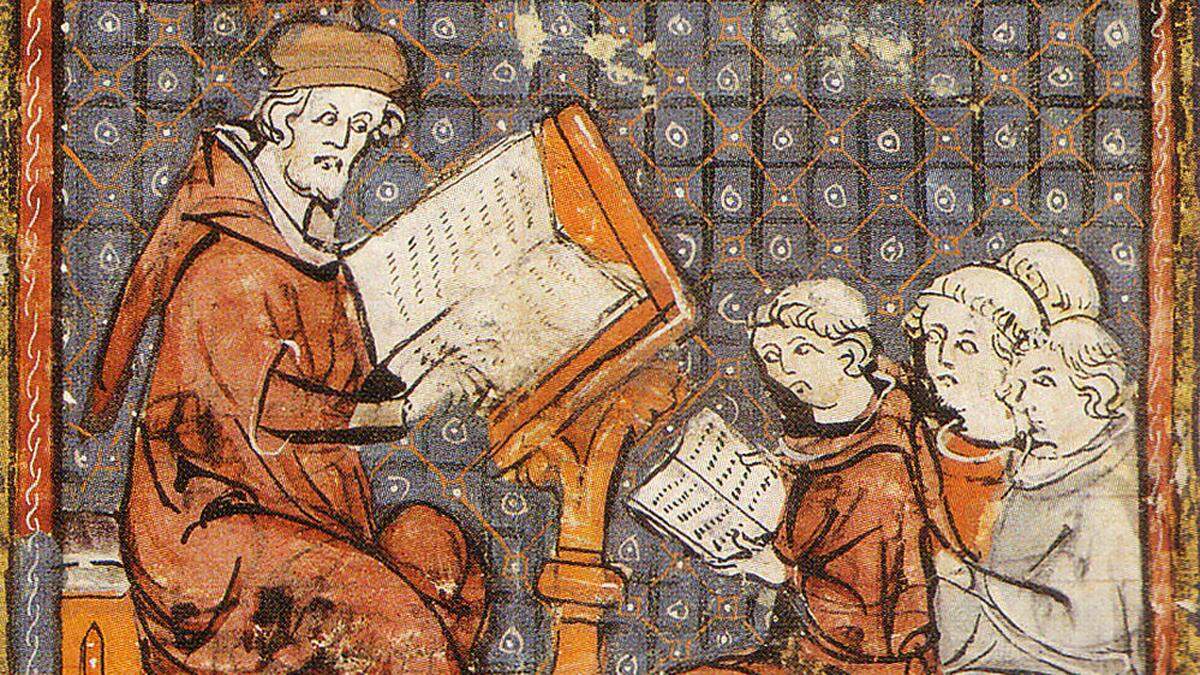 Schule im Mittelalter: Der Erwerb von Wissen war lange Zeit nur wenigen Privilegierten vorbehalten
