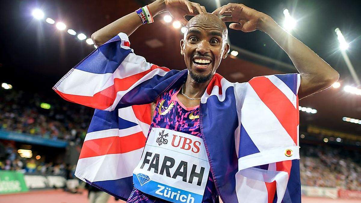 Leichtathletik-Star Mo Farah 